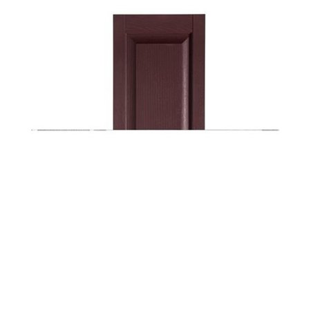 MR MXYZPTLK Perfect Shutters IR521543260 Premier Raised Panel Exterior Decorative Shutters; Burgundy - 15 x 43 in. IR521543260